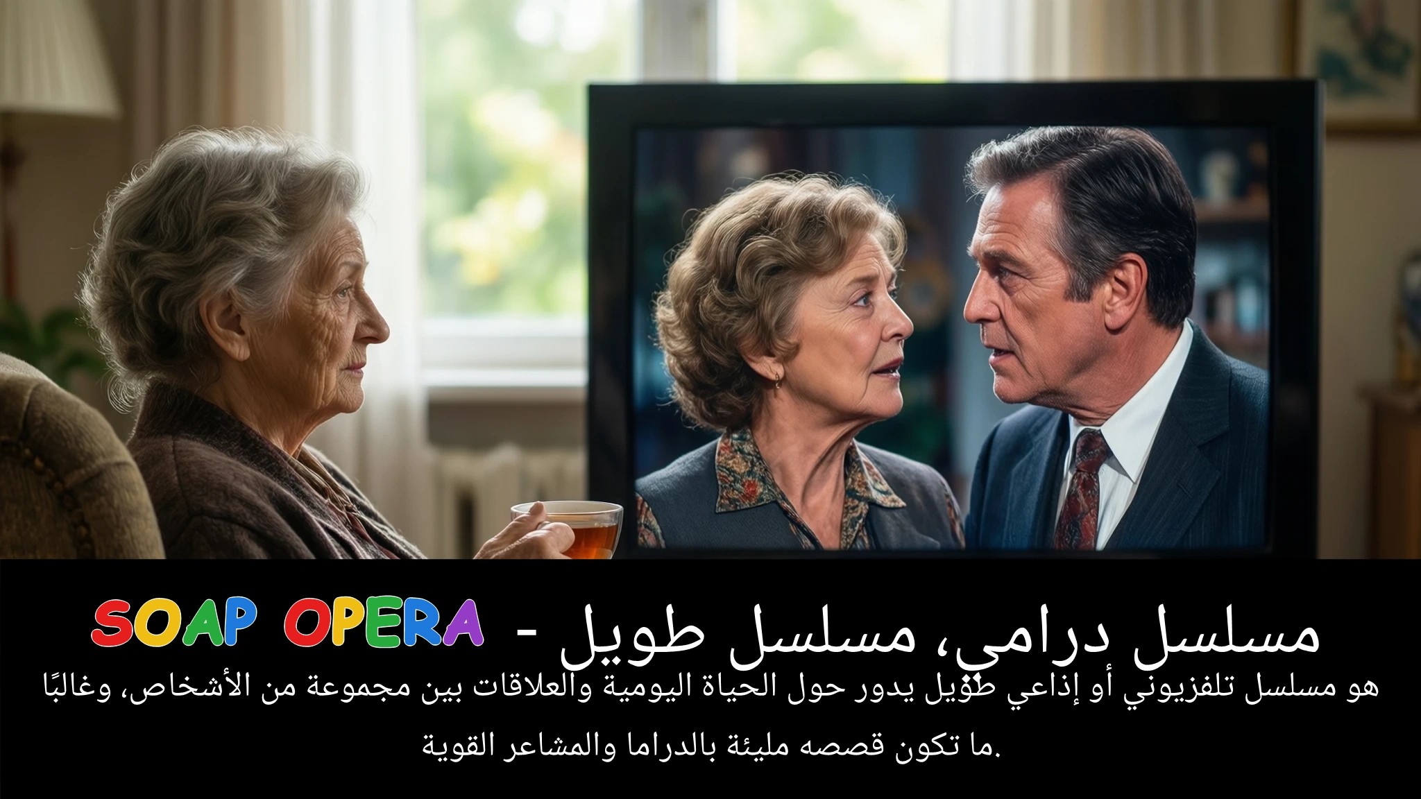 Arabic Illustration for soap opera